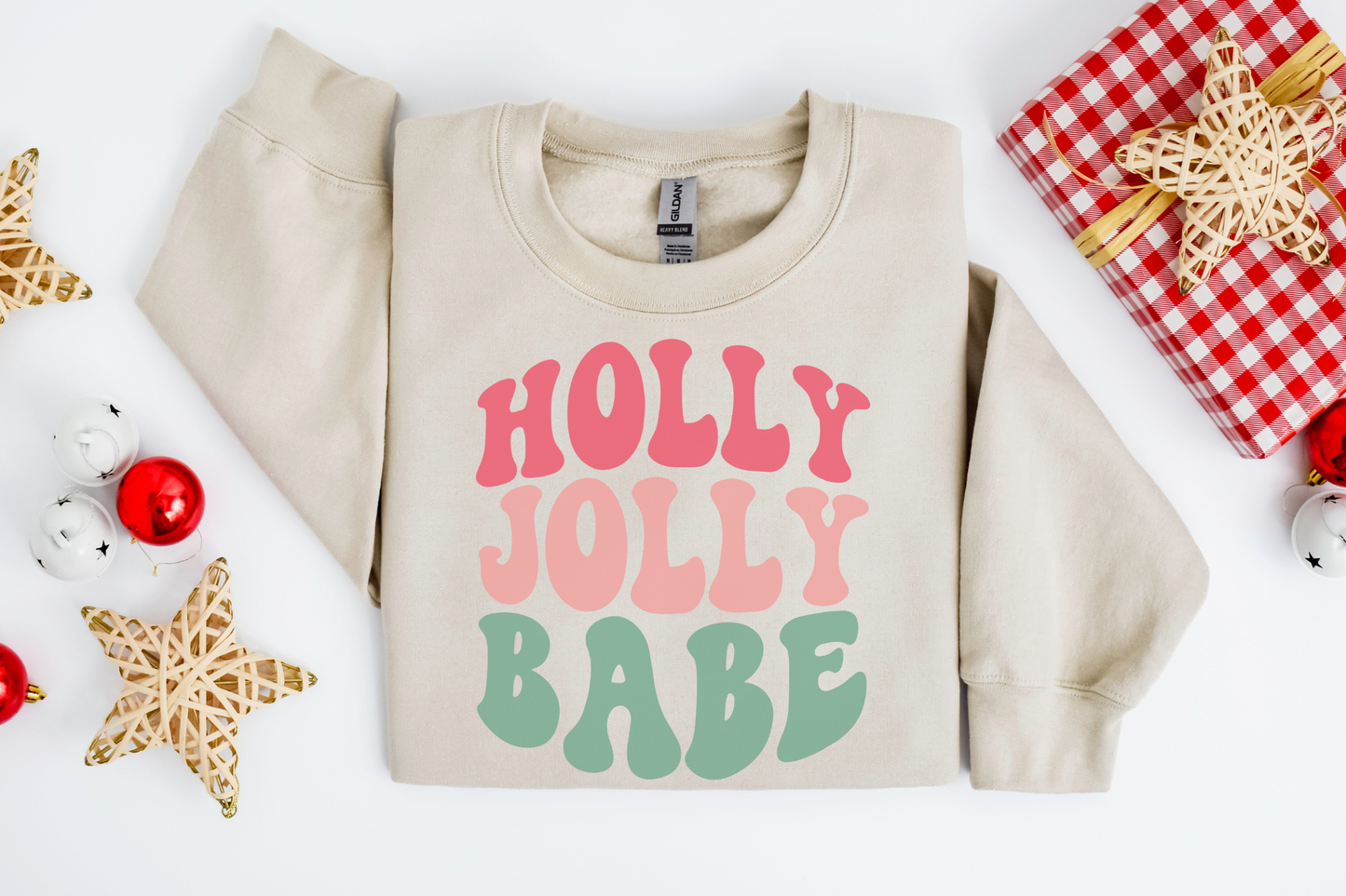 Christmas Holly Jolly Babe Sweatshirt