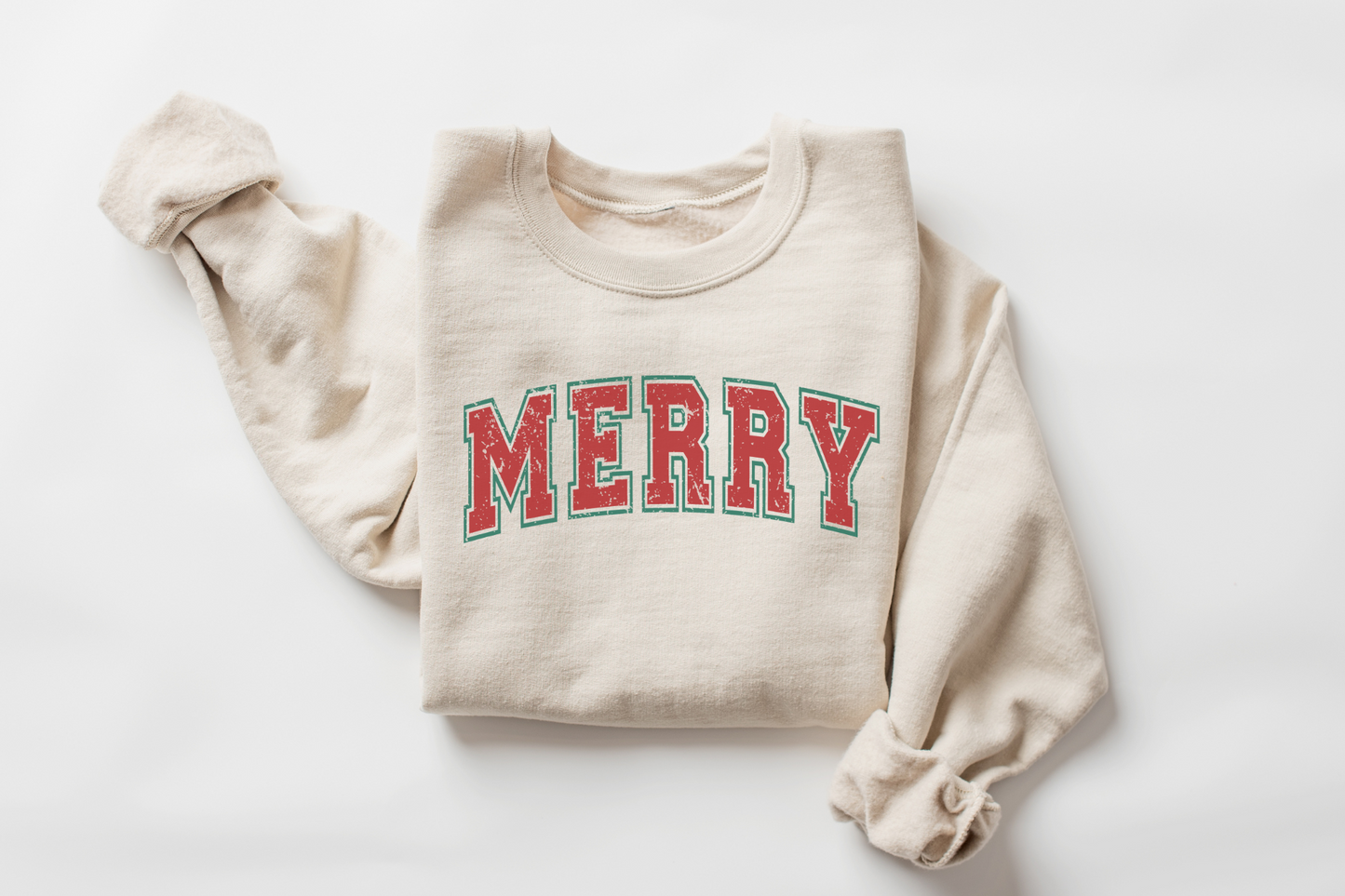 Christmas Merry Varsity Sweatshirt