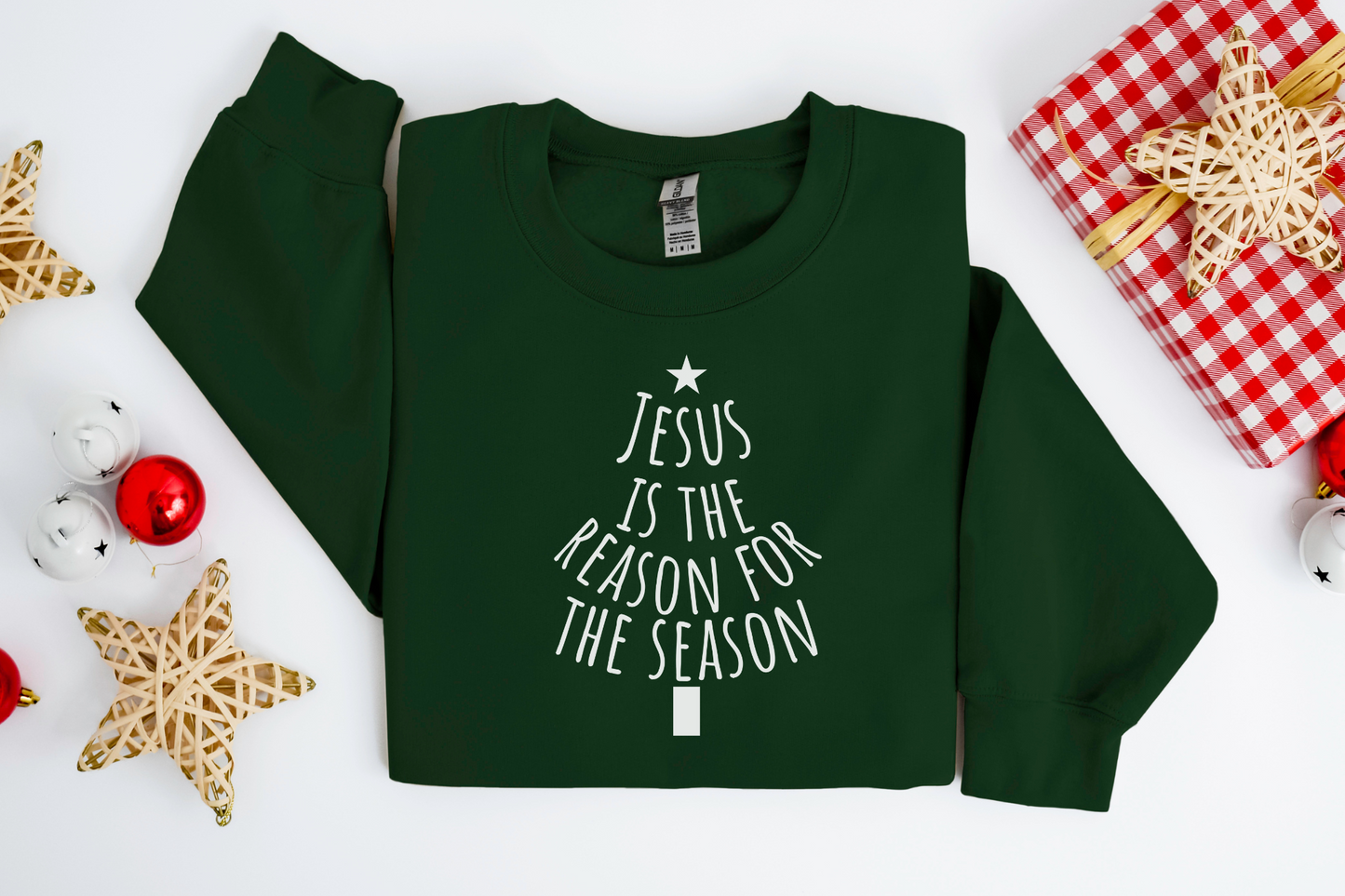 Christmas Christian Jesus is the Reason for the Season Sweatshirt