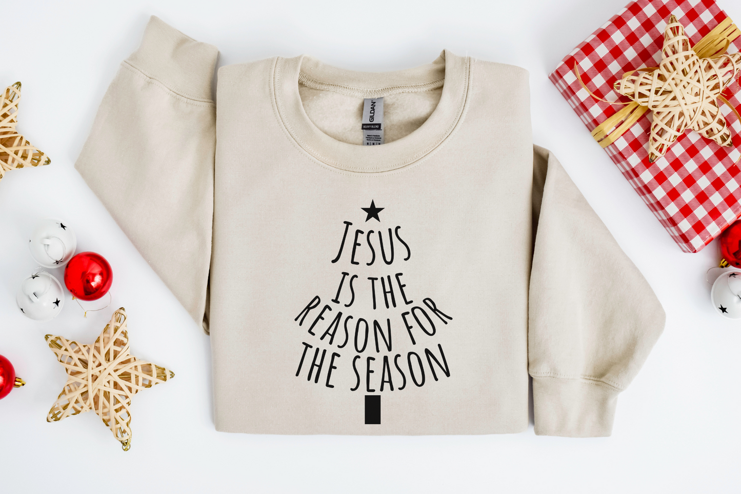 Christmas Christian Jesus is the Reason for the Season Sweatshirt