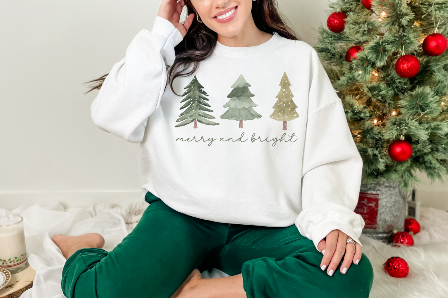 Christmas Merry and Bright Sweatshirt