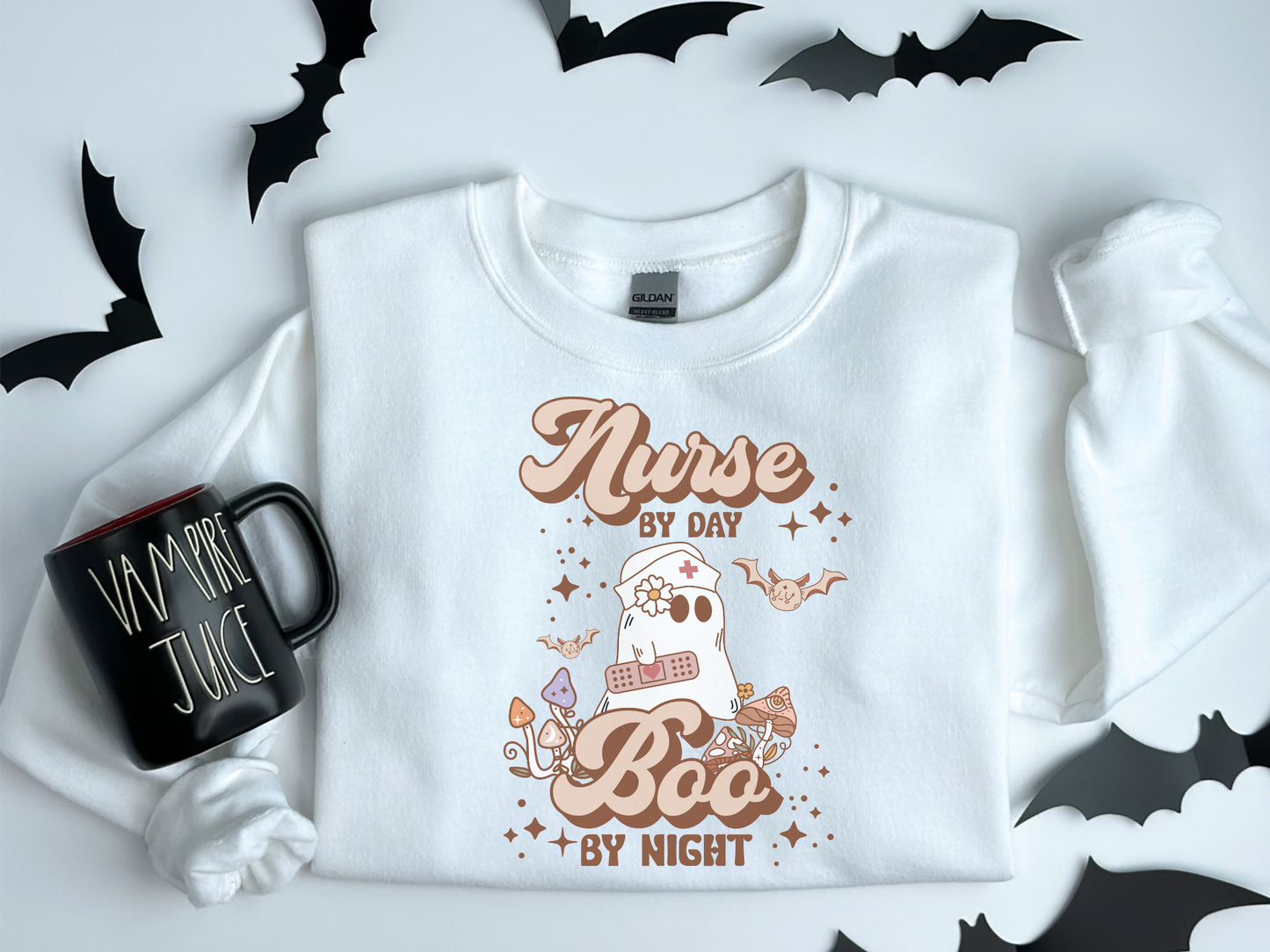 Halloween Nurse By Day Sweatshirt