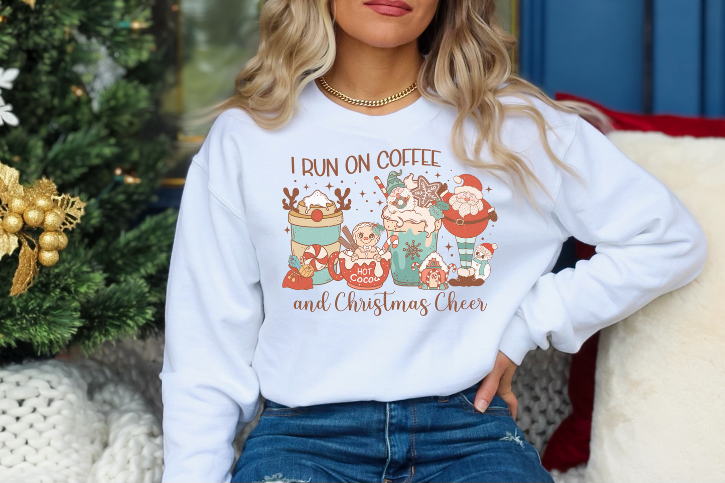 Christmas Coffee and Christmas Cheer Sweatshirt
