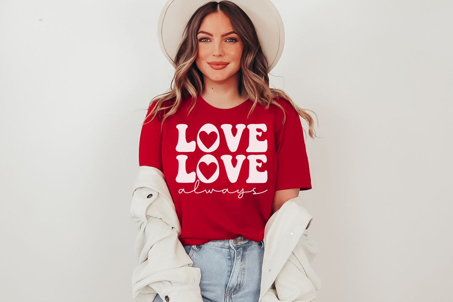 Valentine's Day Love Always Graphic Tee