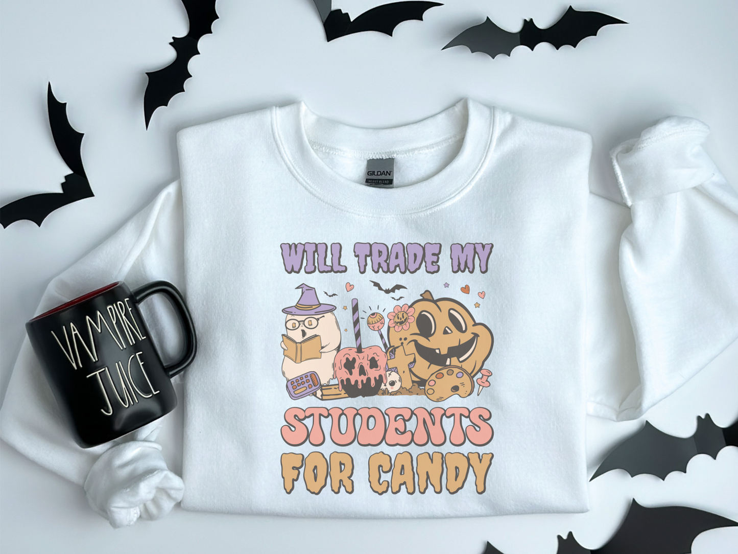 Halloween Will Trade My Students for Candy Sweatshirt