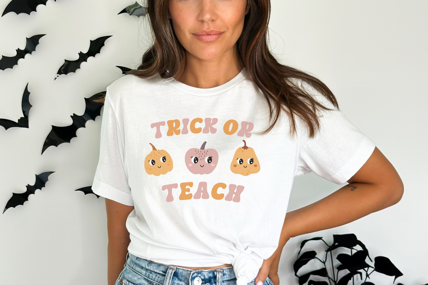 Halloween Trick or Teach Graphic Tee