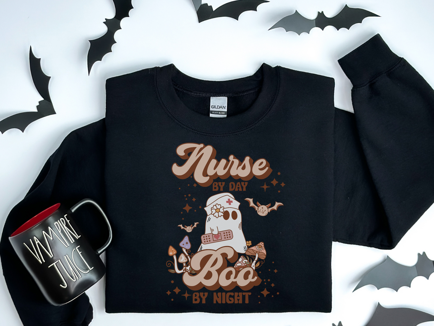 Halloween Nurse By Day Sweatshirt