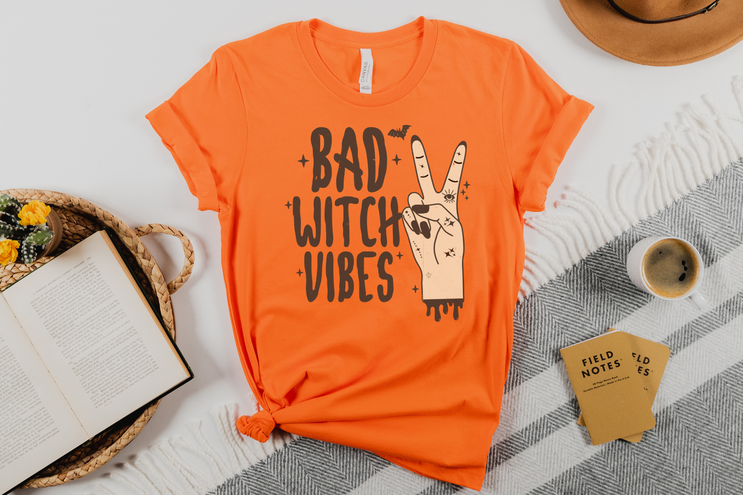 Halloween Bad Witch Vibes Graphic Tee