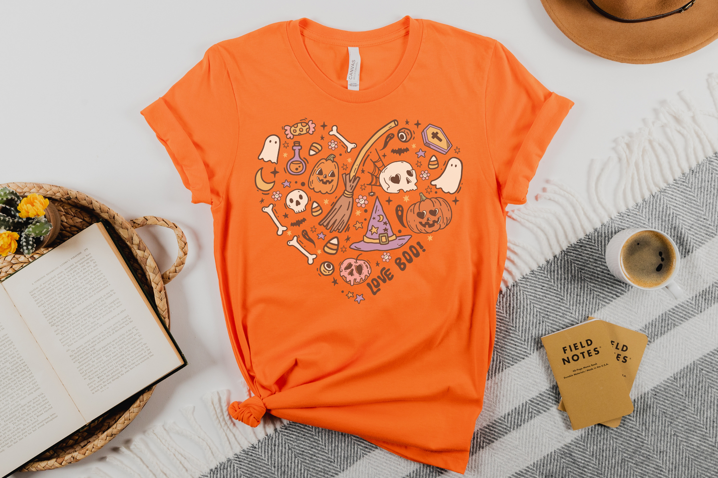 Halloween Spooky Heart Graphic Tee