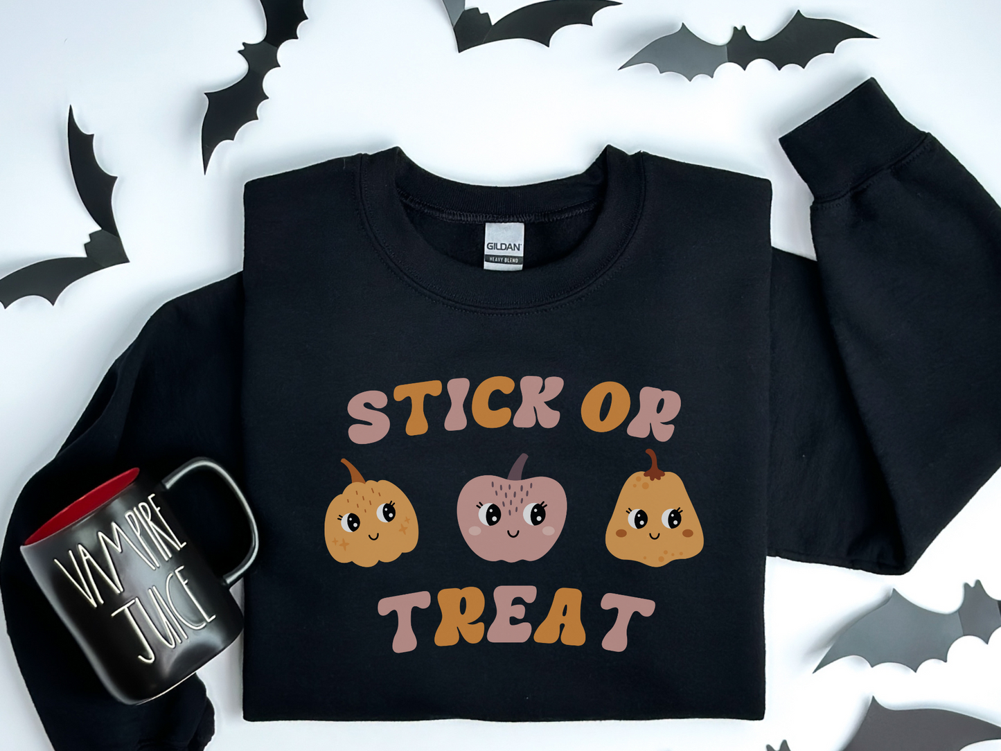 Halloween Stick or Treat Nurse Sweatshirt