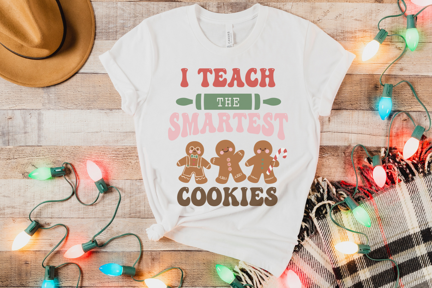Christmas Teach the Smartest Cookies Graphic Tee