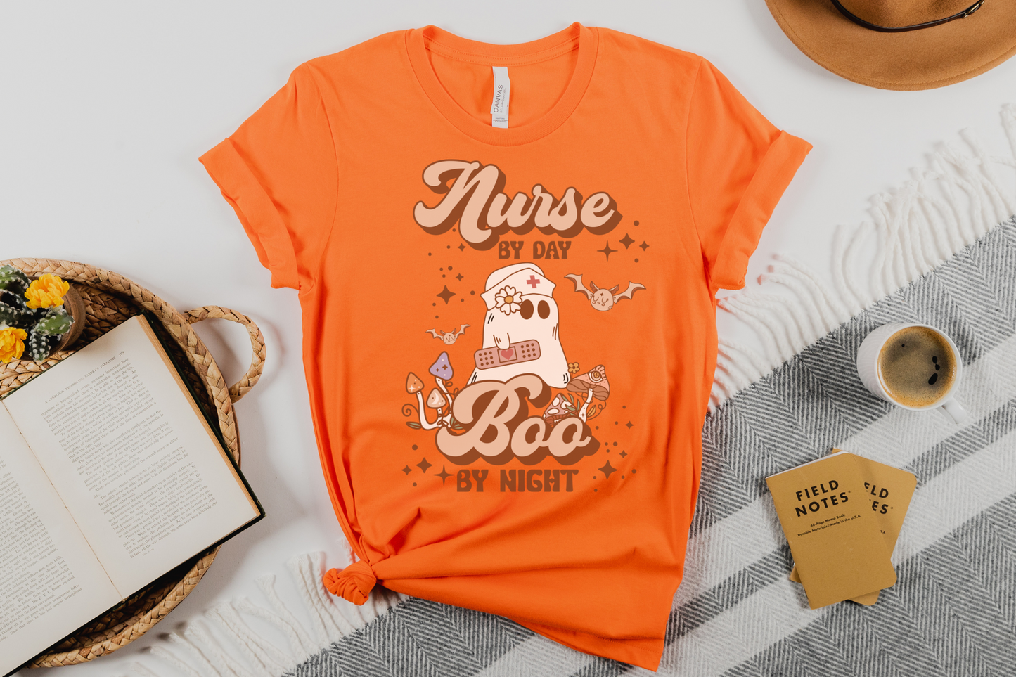 Halloween Nurse By Day Graphic Tee