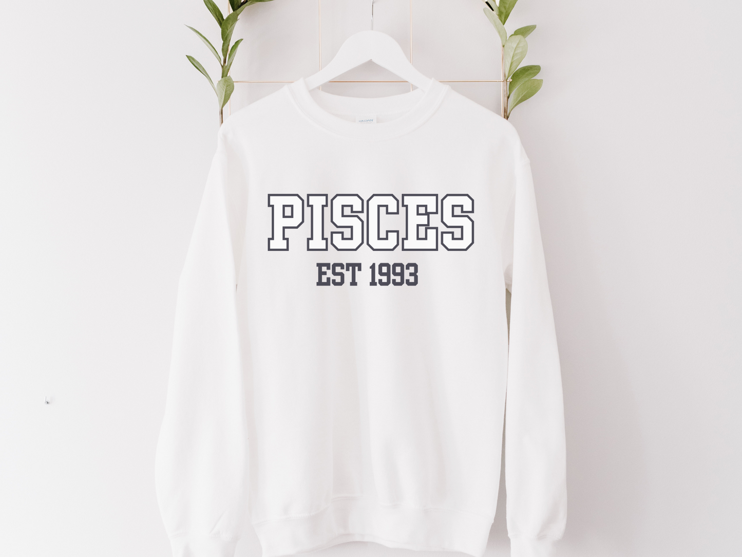 Personalized Pisces Birth Year Sweatshirt