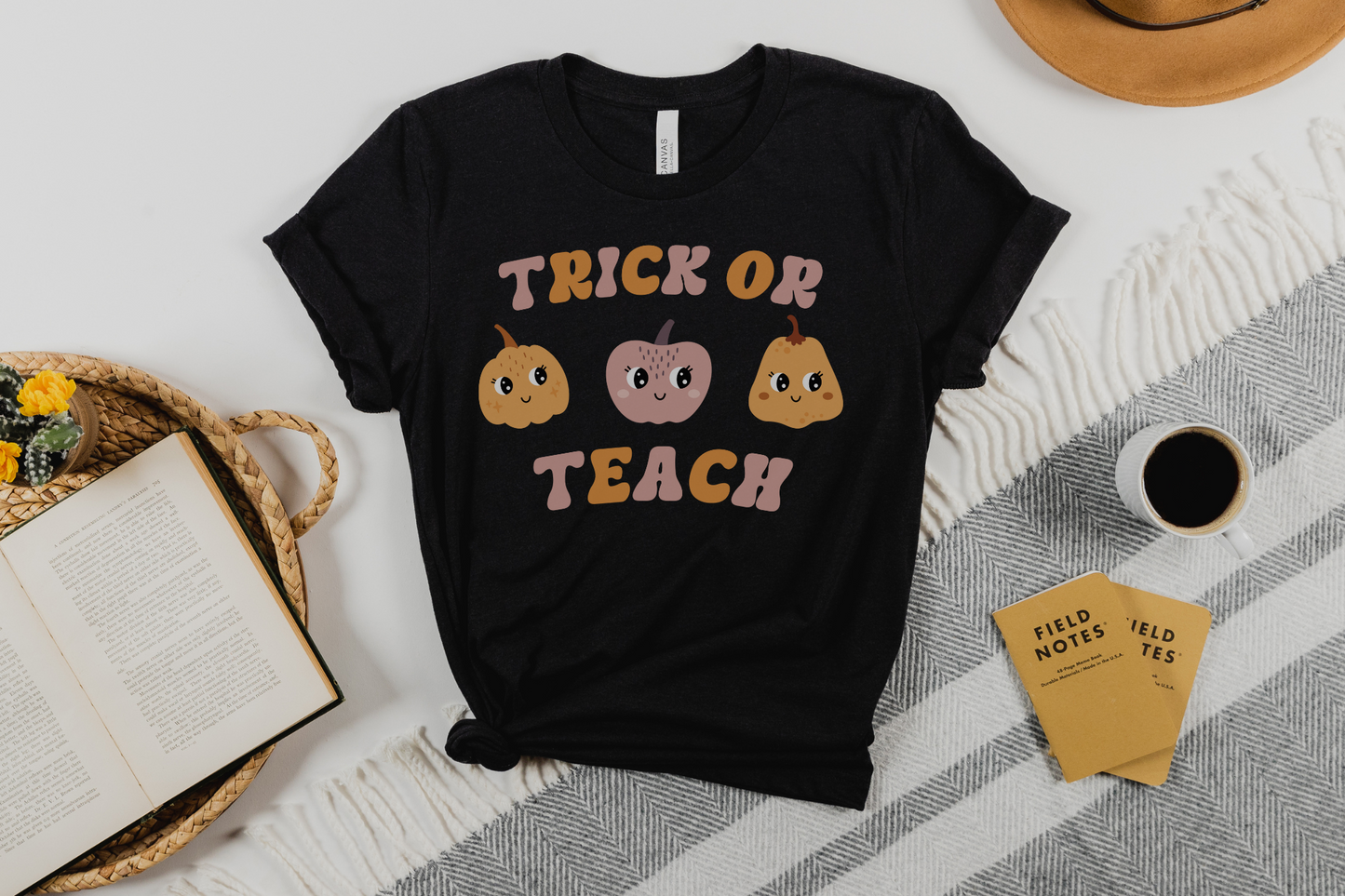 Halloween Trick or Teach Graphic Tee