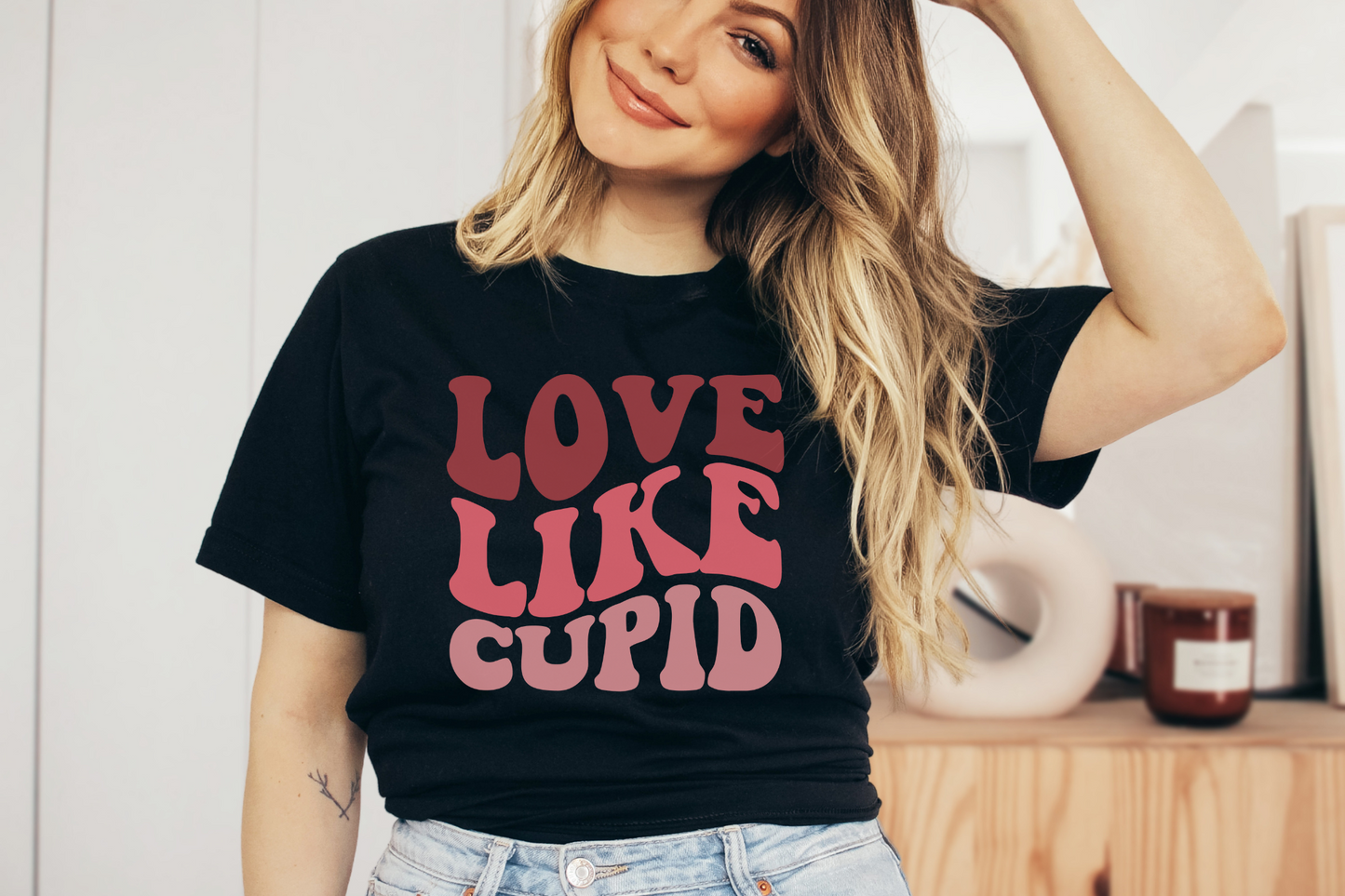 Valentine's Day Love Like Cupid Graphic Tee