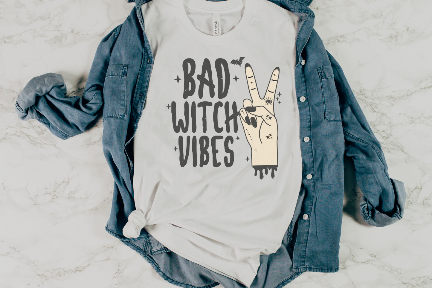 Halloween Bad Witch Vibes Graphic Tee