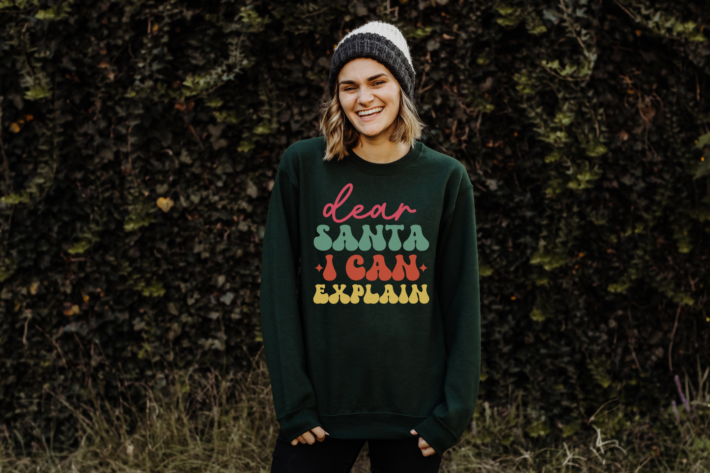 Christmas Dear Santa I Can Explain Sweatshirt