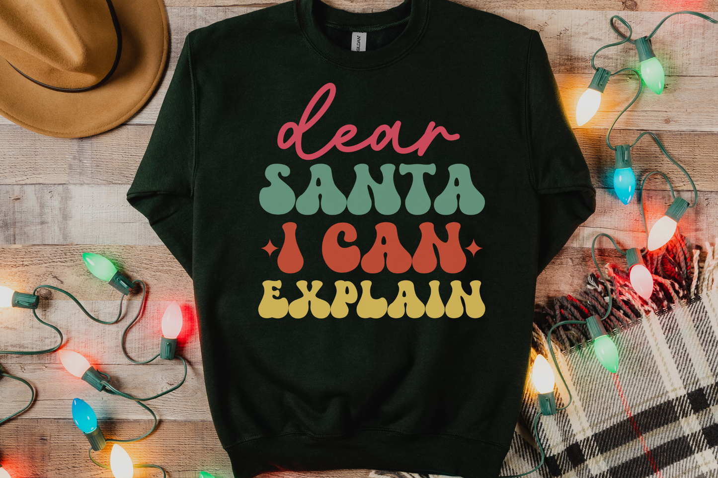 Christmas Dear Santa I Can Explain Sweatshirt