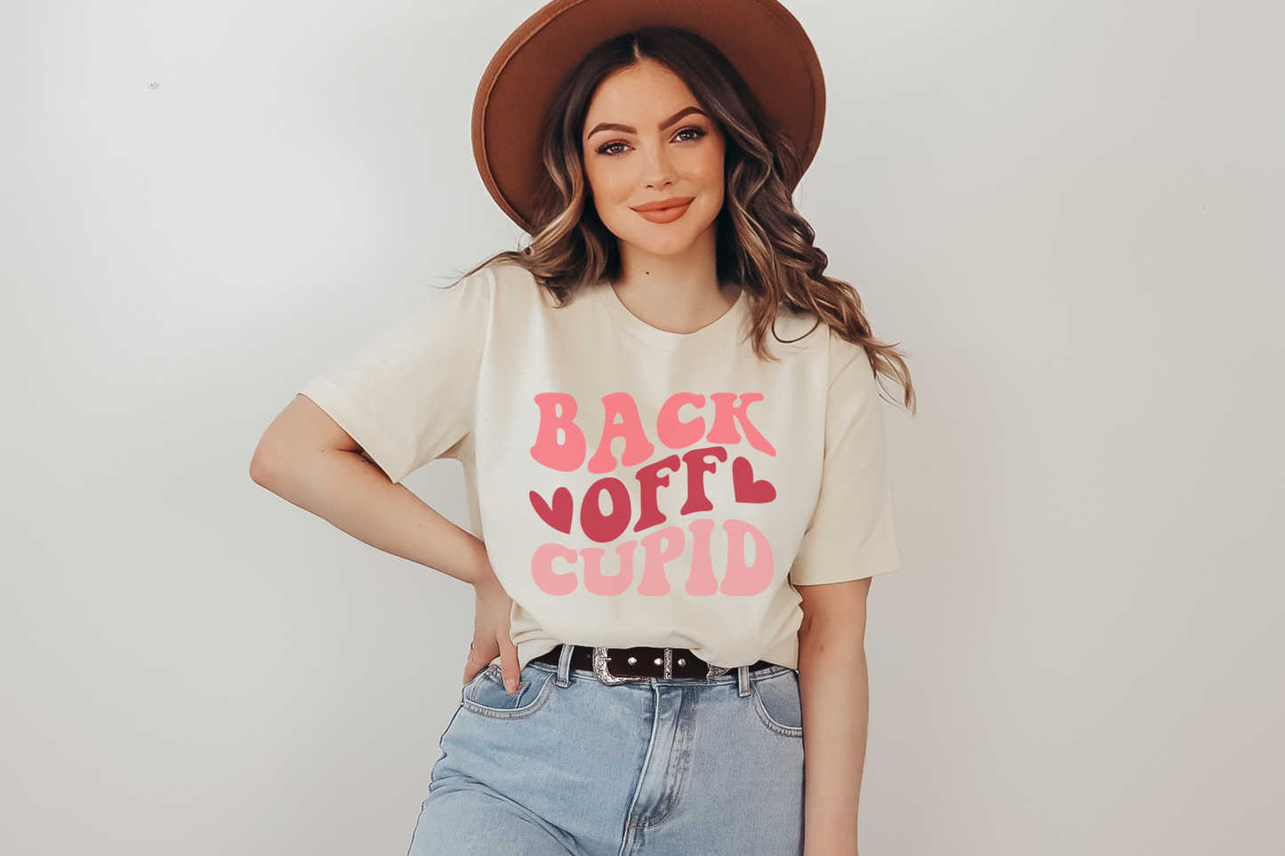 Valentine's Day Back Off Cupid Graphic Tee