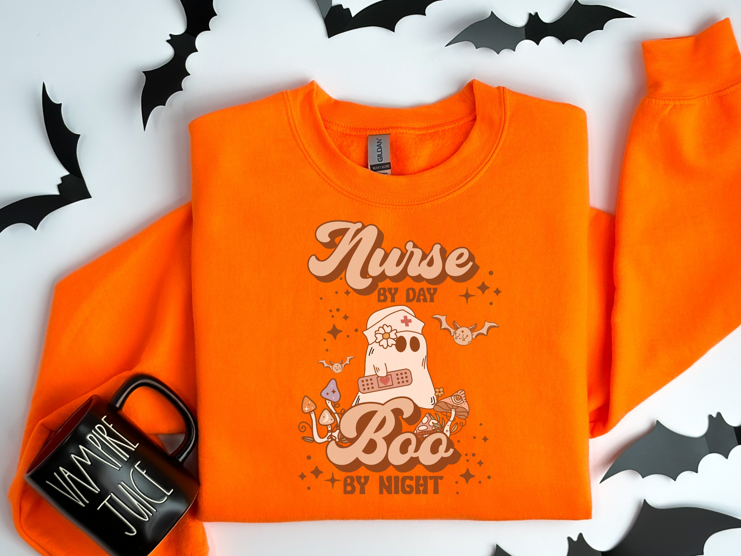 Halloween Nurse By Day Sweatshirt