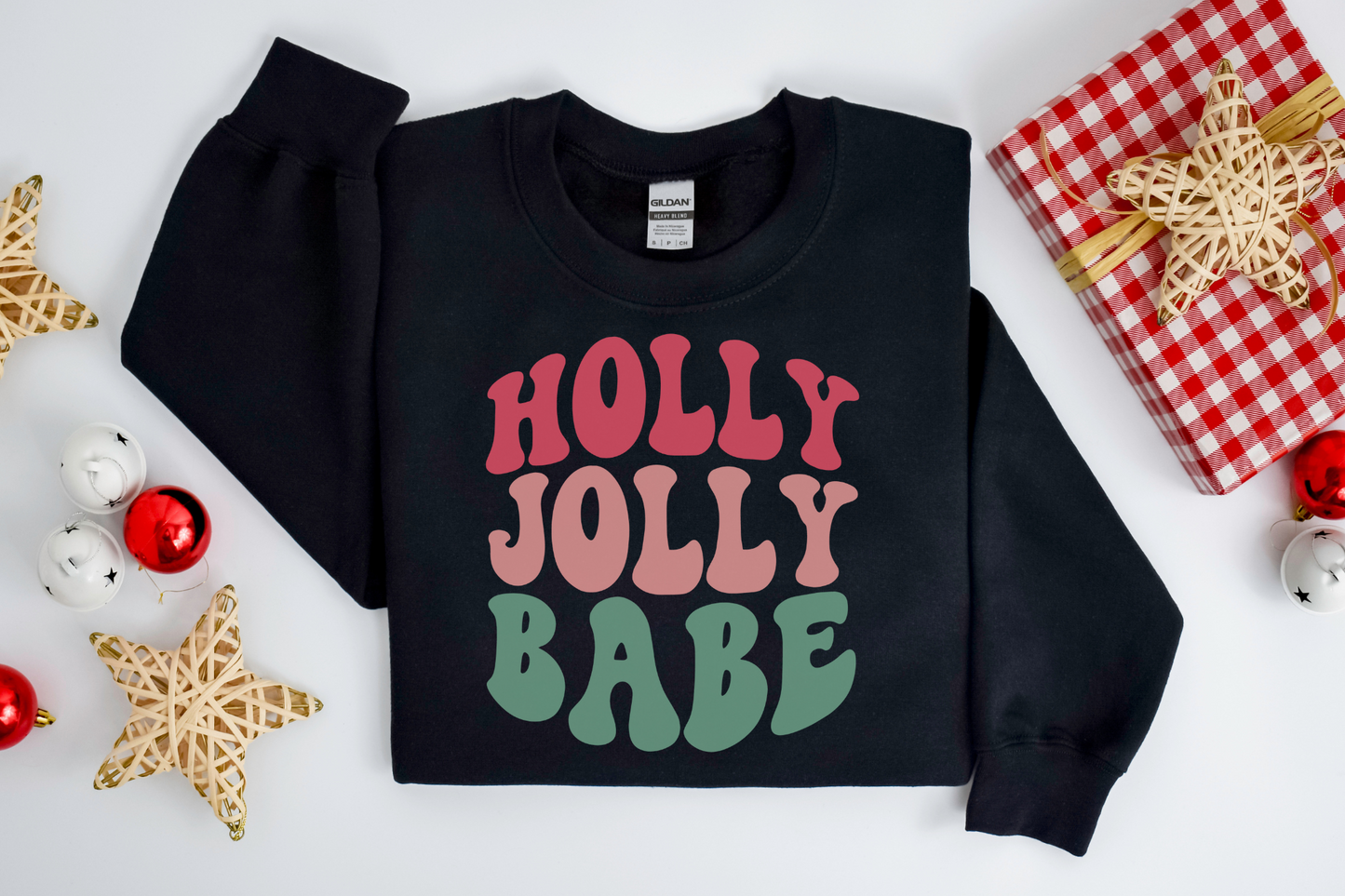 Christmas Holly Jolly Babe Sweatshirt