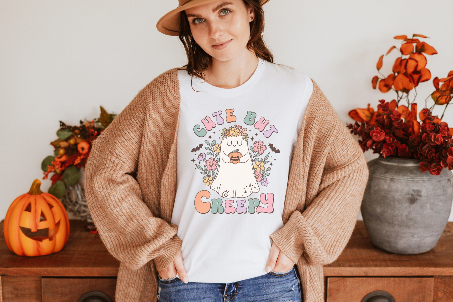 Halloween Cute but Creepy Graphic Tee