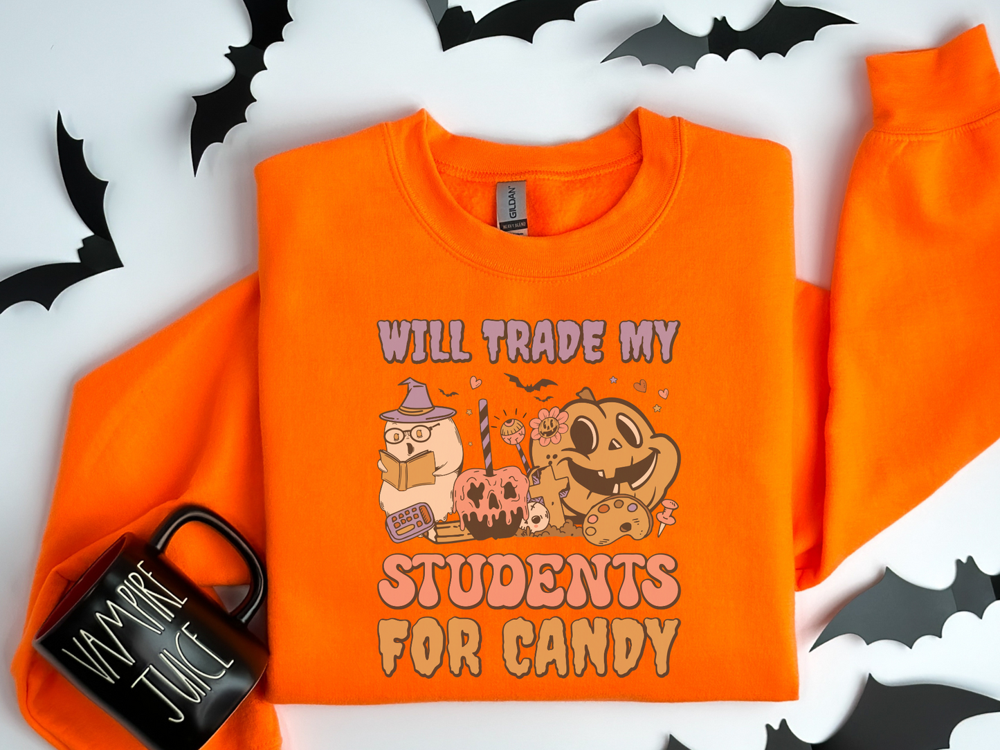 Halloween Will Trade My Students for Candy Sweatshirt