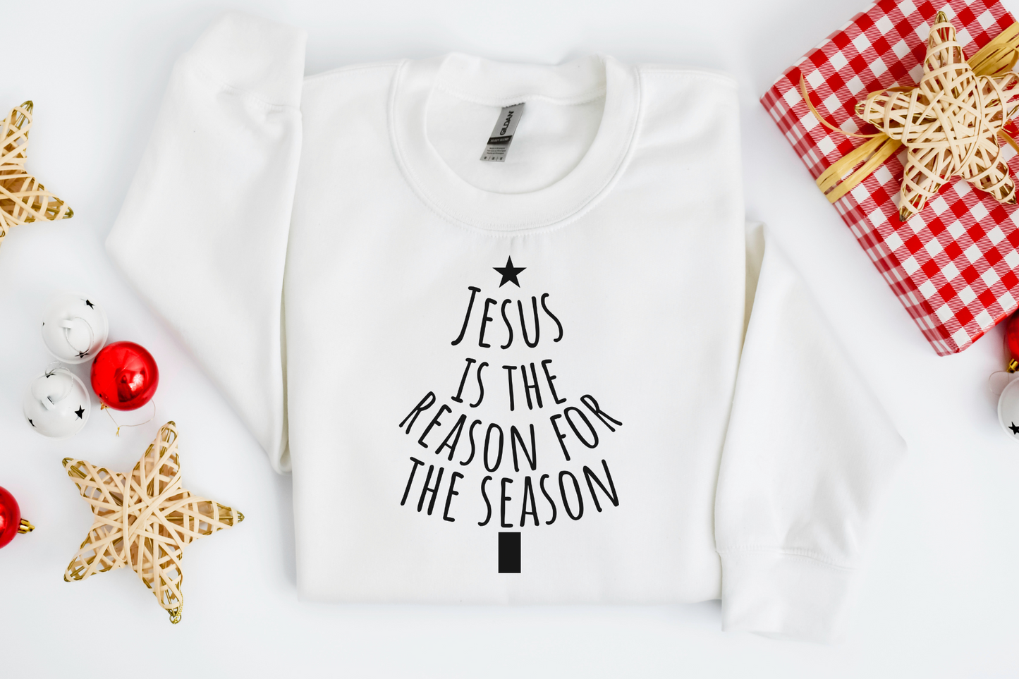 Christmas Christian Jesus is the Reason for the Season Sweatshirt