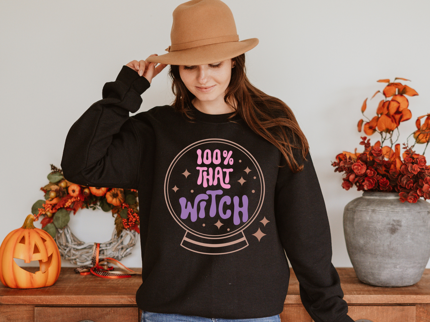 Halloween 100% That Witch Sweatshirt