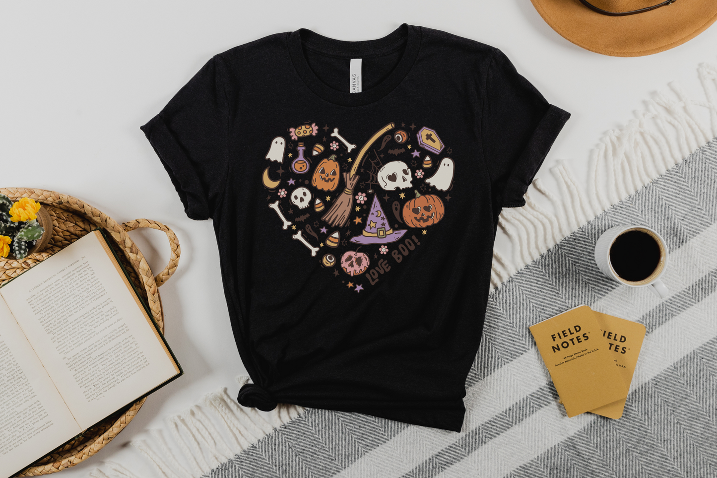 Halloween Spooky Heart Graphic Tee