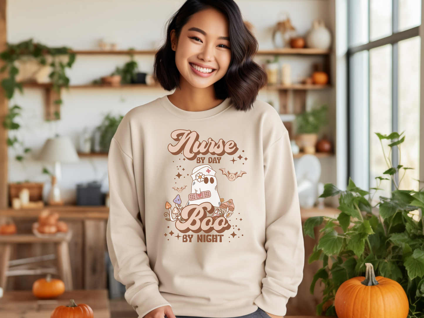 Halloween Nurse By Day Sweatshirt