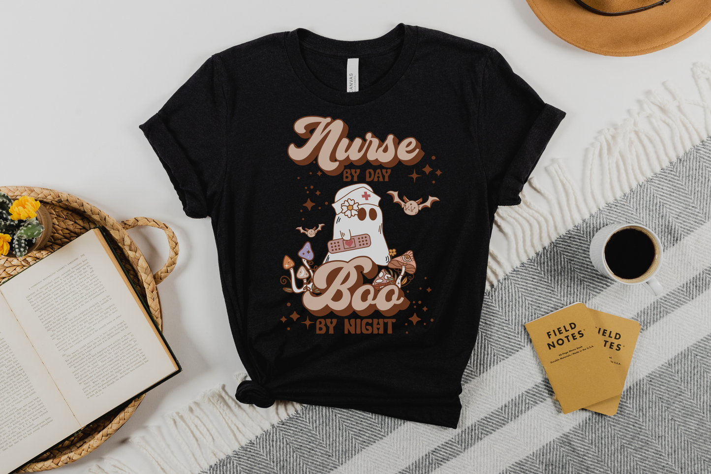 Halloween Nurse By Day Graphic Tee