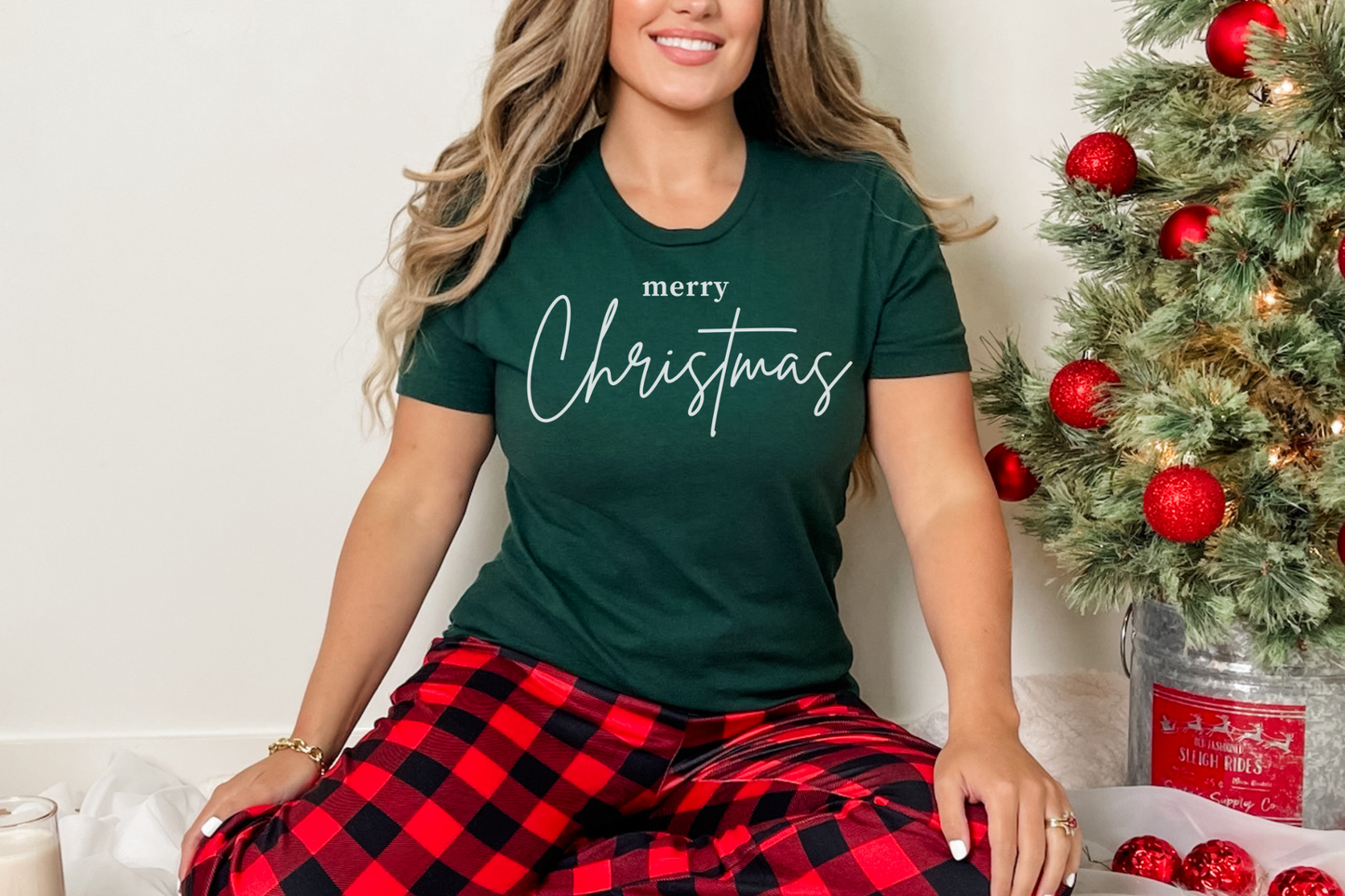Christian Merry Christmas Graphic Tee