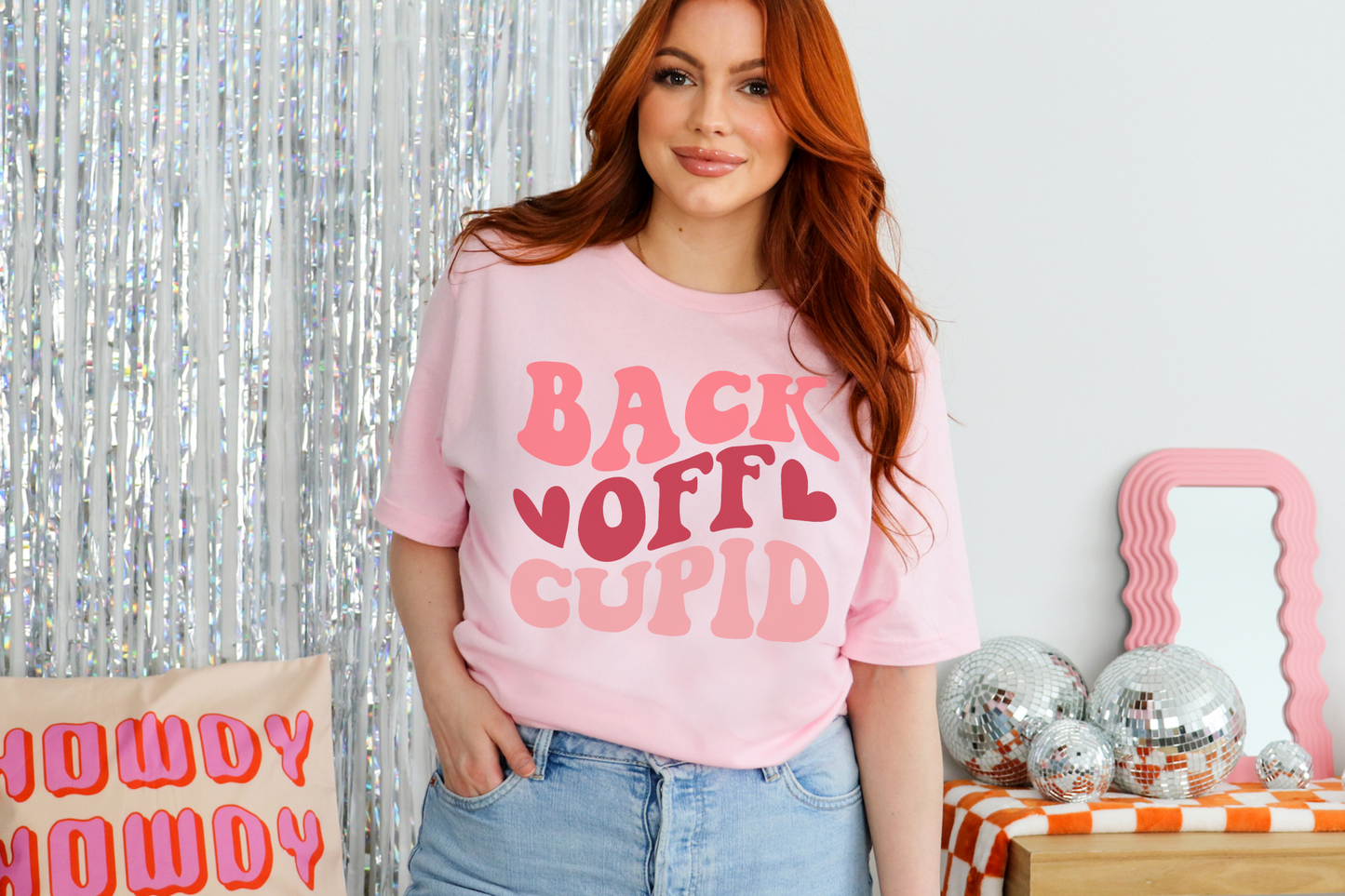 Valentine's Day Back Off Cupid Graphic Tee
