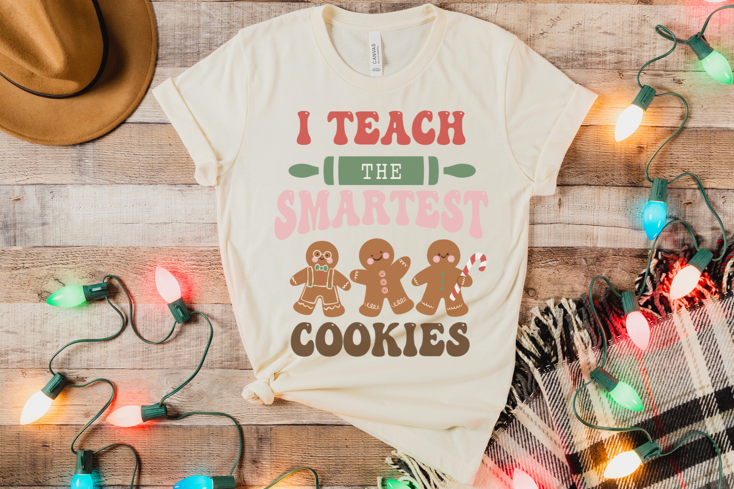 Christmas Teach the Smartest Cookies Graphic Tee