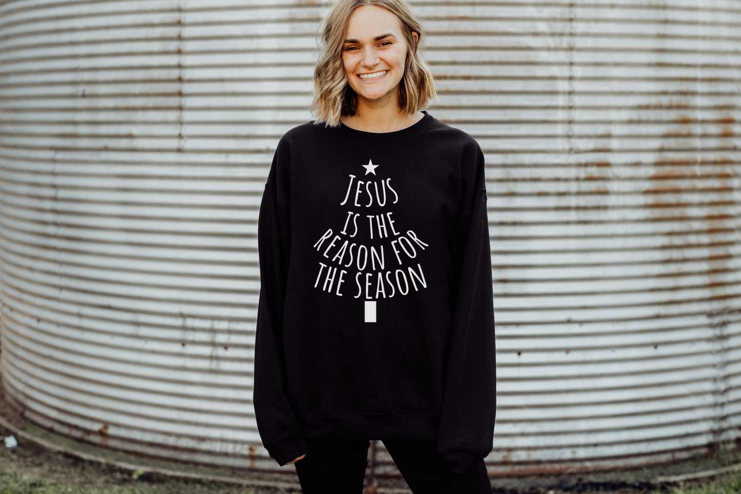 Christmas Christian Jesus is the Reason for the Season Sweatshirt