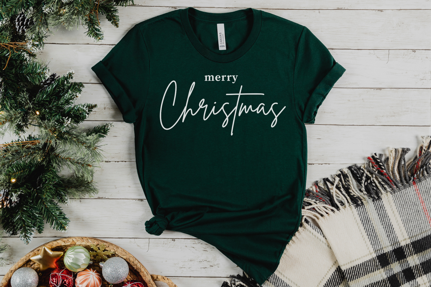 Christian Merry Christmas Graphic Tee
