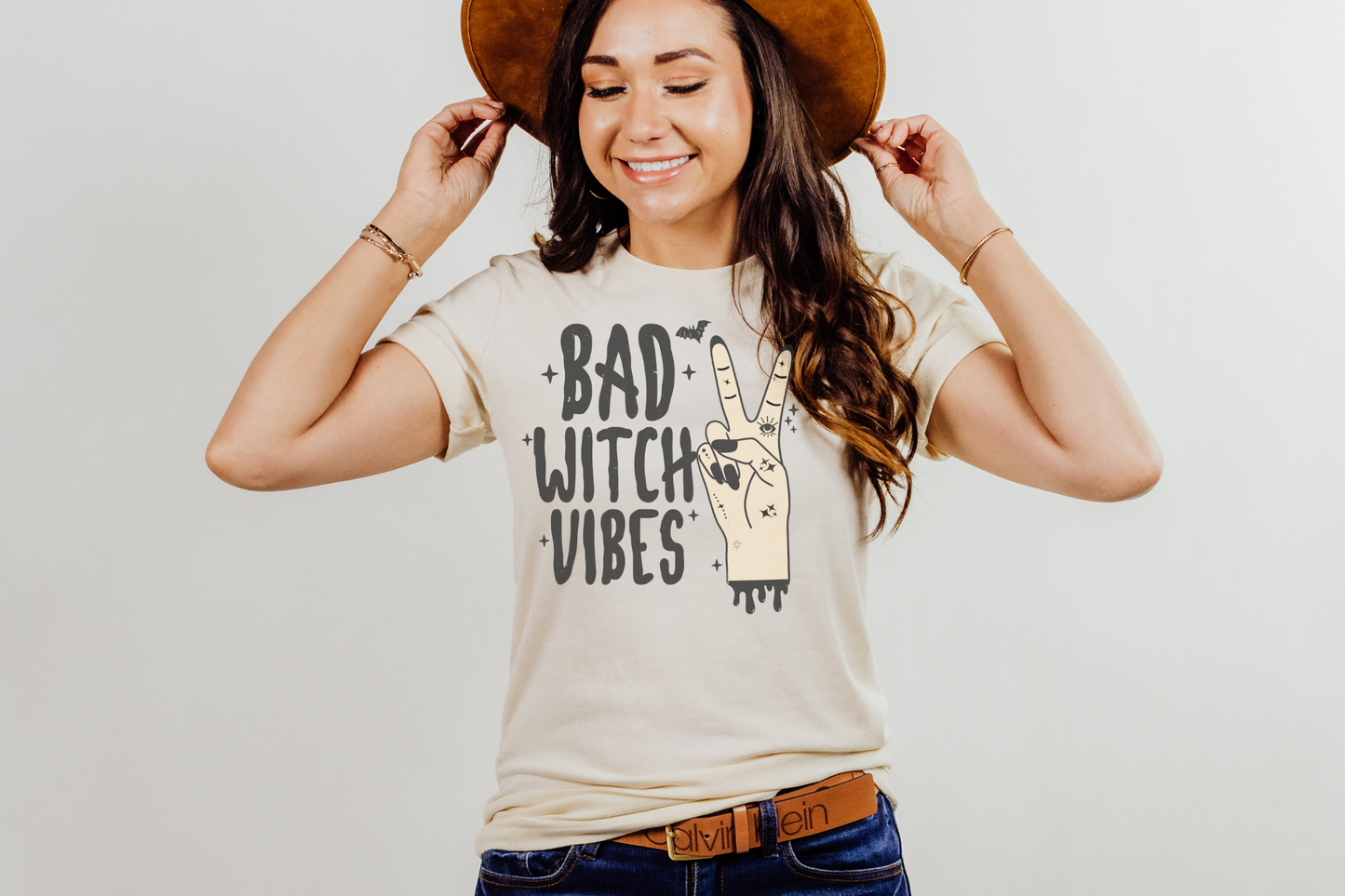 Halloween Bad Witch Vibes Graphic Tee