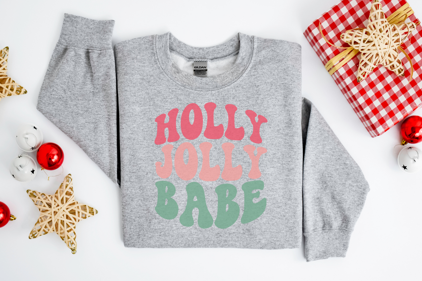 Christmas Holly Jolly Babe Sweatshirt