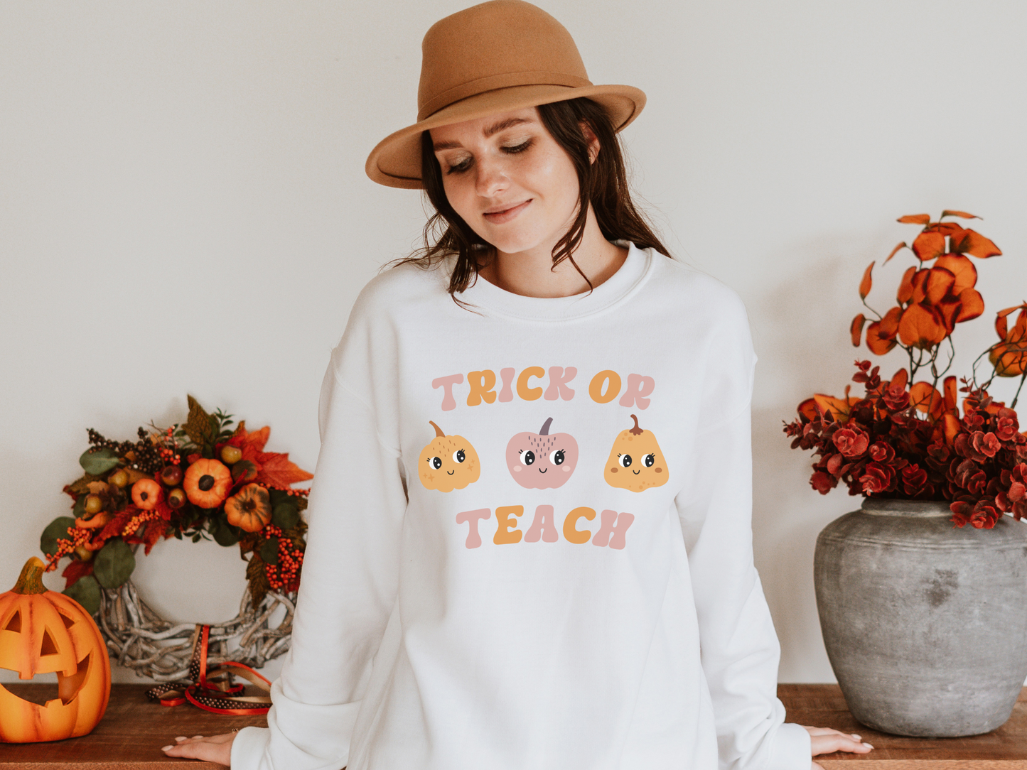 Halloween Trick or Teach Sweatshirt