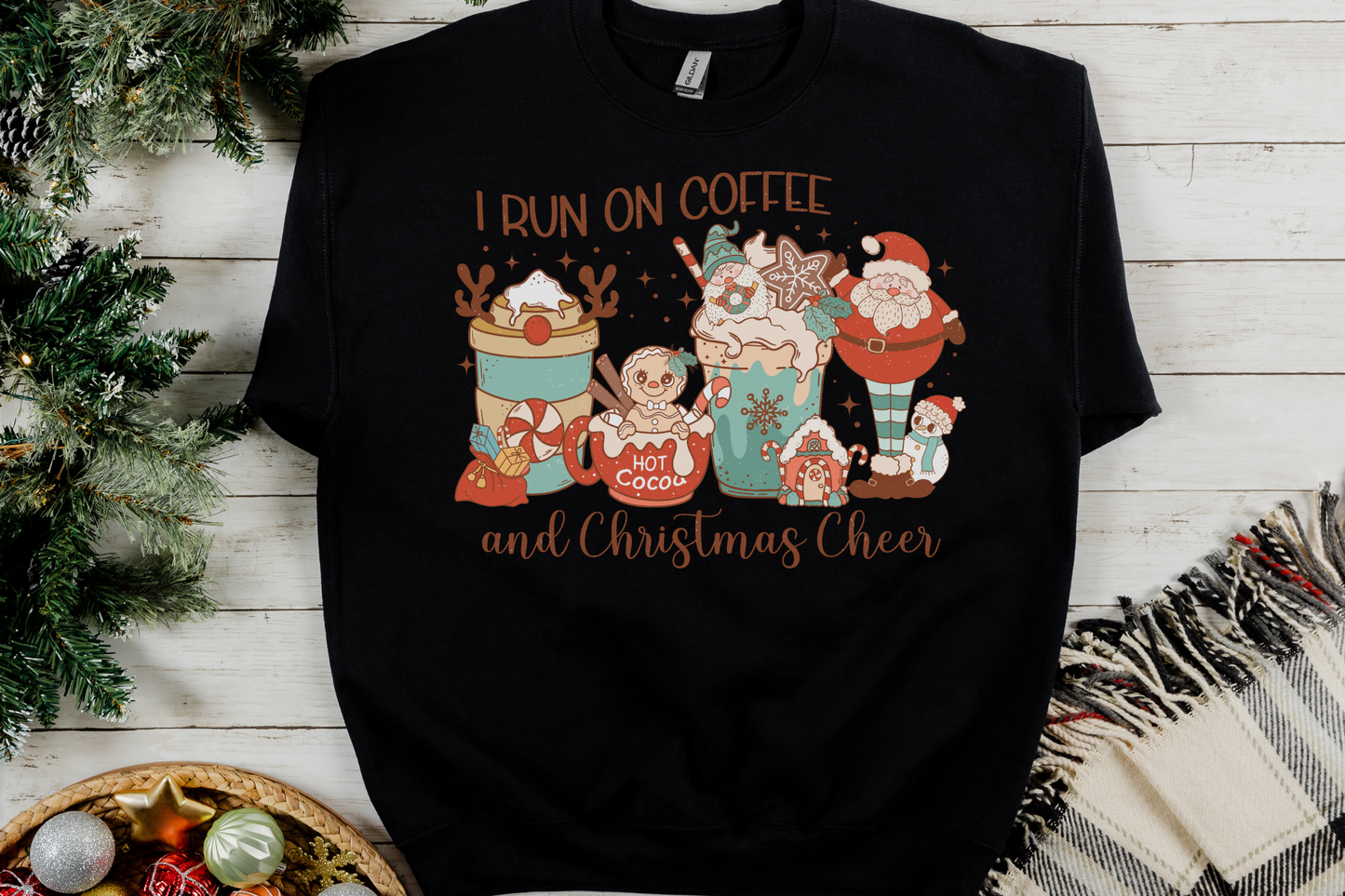 Christmas Coffee and Christmas Cheer Sweatshirt