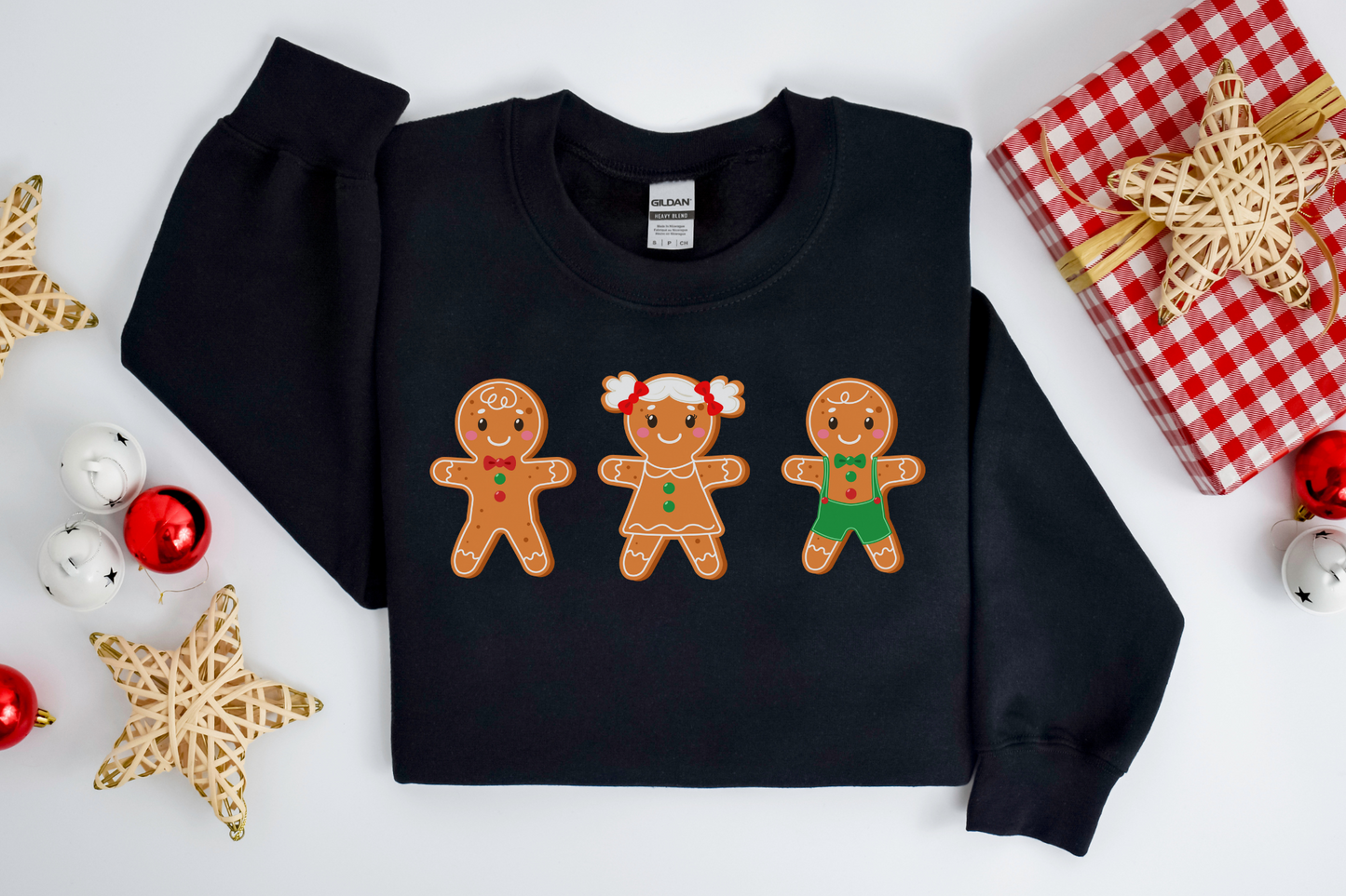 Christmas Cute Gingerbread Men Sweatshirt