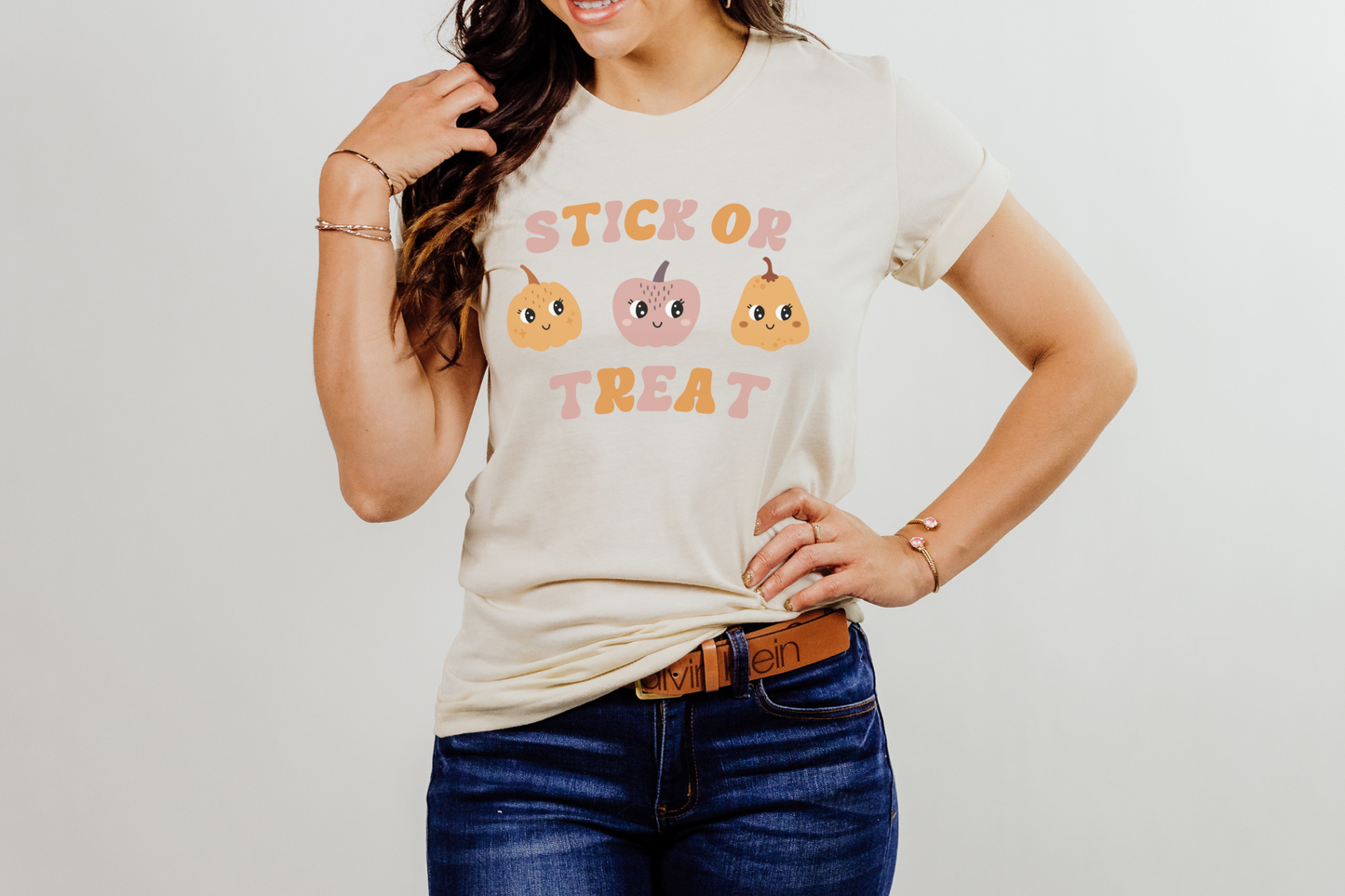 Halloween Stick or Treat Nurse Graphic Tee