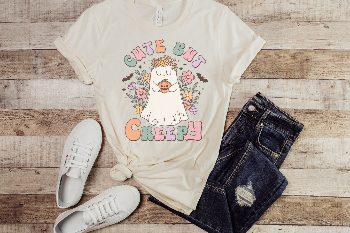 Halloween Cute but Creepy Graphic Tee