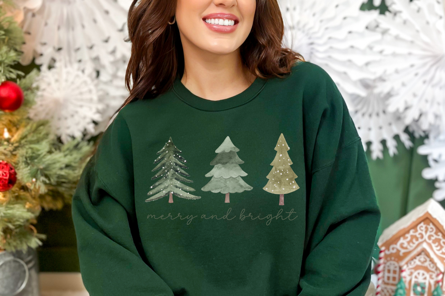 Christmas Merry and Bright Sweatshirt