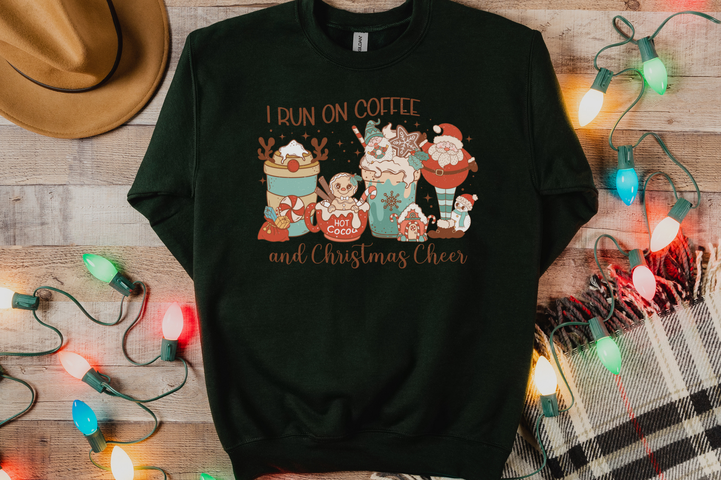 Christmas Coffee and Christmas Cheer Sweatshirt