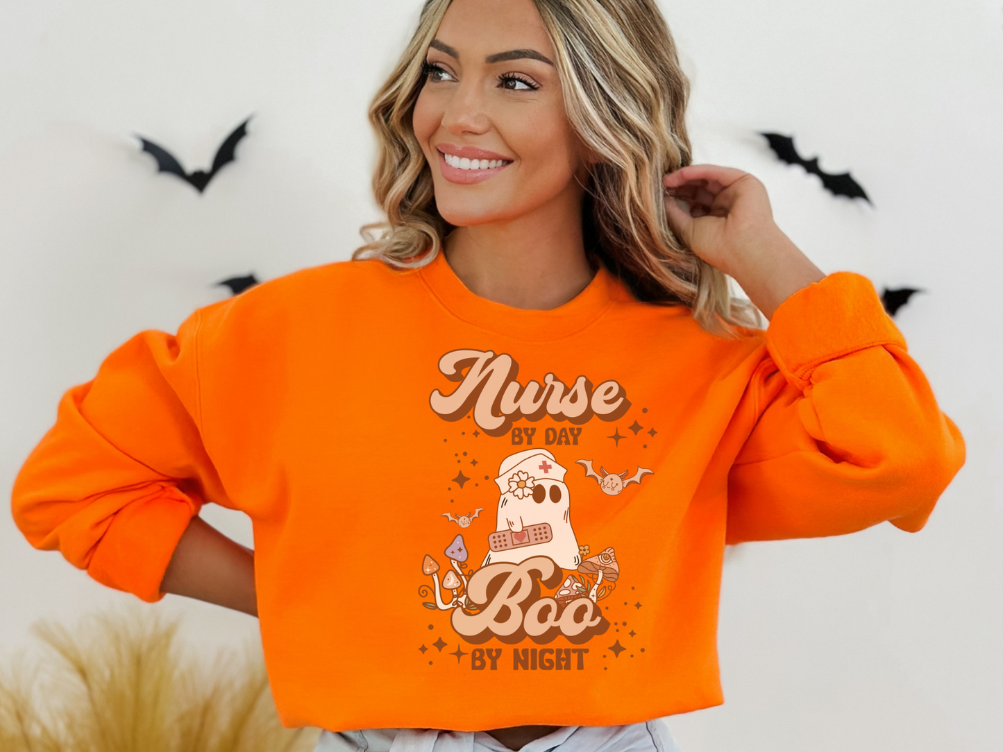 Halloween Nurse By Day Sweatshirt