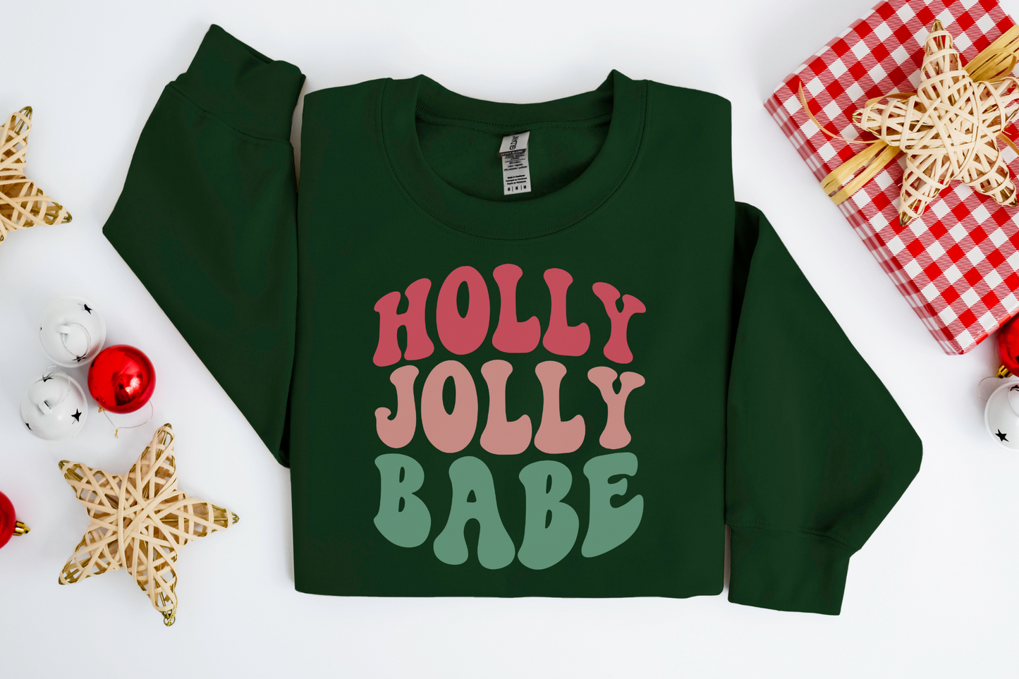 Christmas Holly Jolly Babe Sweatshirt