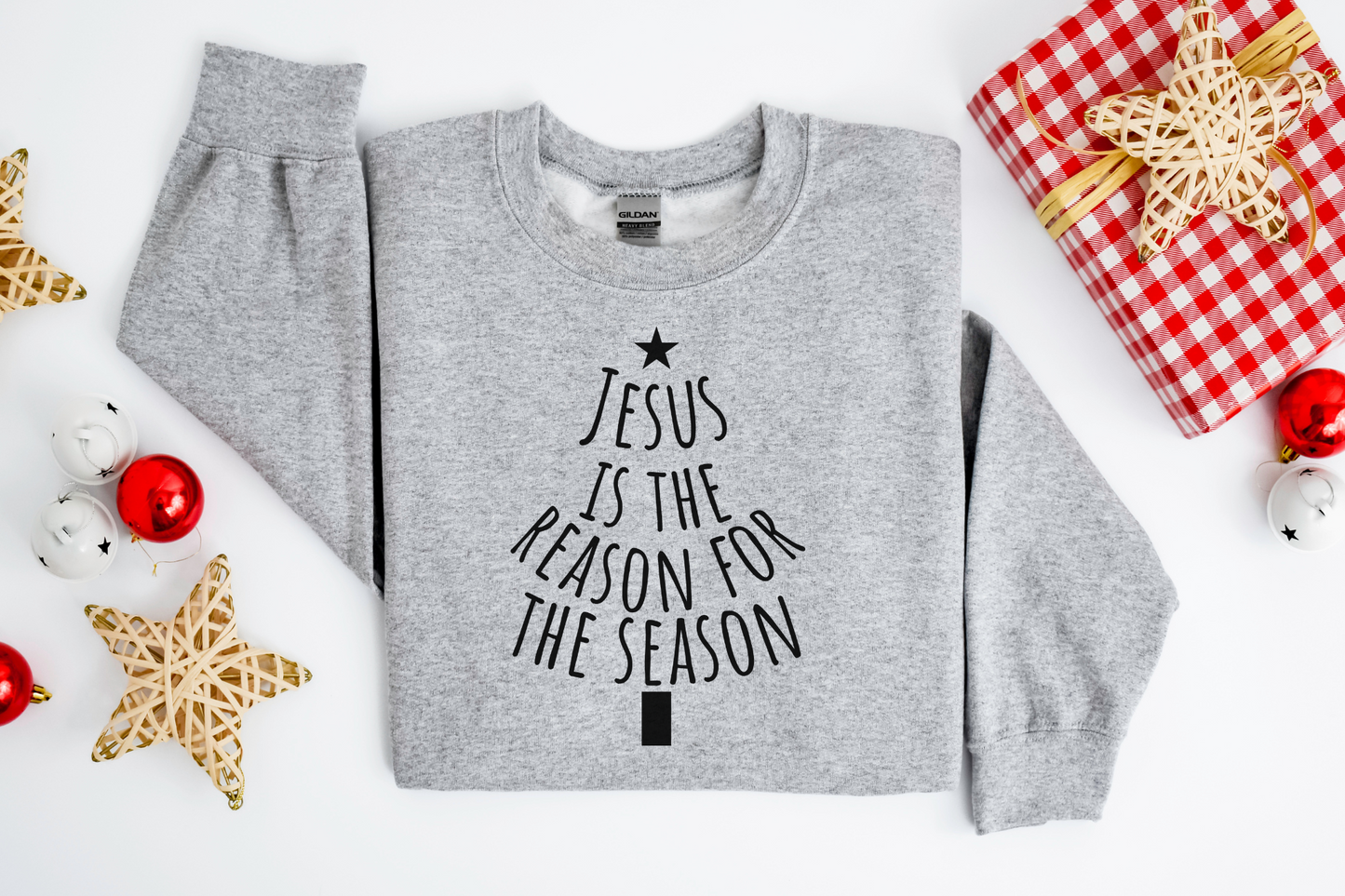 Christmas Christian Jesus is the Reason for the Season Sweatshirt