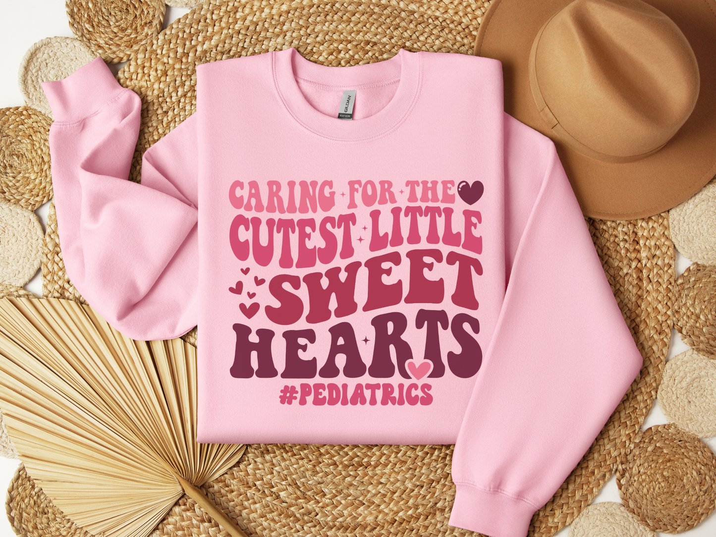 Valentine's Day Peds Nurse Sweatshirt